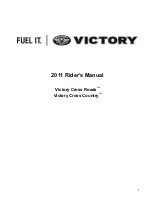 Preview for 5 page of Victory Motorcycles 2011 Cross Country Rider'S Manual