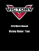 Victory Motorcycles Vision Tour Rider'S Manual preview