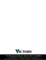 Preview for 20 page of Victory 50707412 Installation, Operation And Troubleshooting Manual