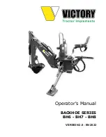 Victory BACKHOE BH6 Operator'S Manual preview