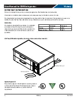 Preview for 4 page of Victory CBR112HC-1 Installation And Operating Instructions Manual