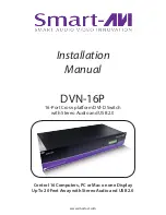 Preview for 1 page of Victory DVN-16P Installation Manual