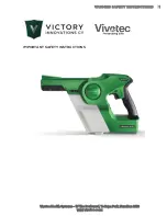 Victory Vivotec VP200ES Important Safety Instructions Manual preview