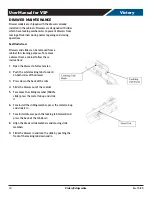 Предварительный просмотр 10 страницы Victory VSP27HC Installation And Operating Instructions Manual