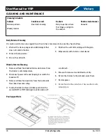 Предварительный просмотр 18 страницы Victory VSP27HC Installation And Operating Instructions Manual