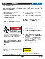 Preview for 8 page of Victory VWR27HC Installation And Operating Instructions Manual