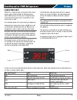 Preview for 11 page of Victory VWR27HC Installation And Operating Instructions Manual