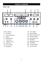 Preview for 6 page of Victrola ITCDS-5001 Instruction Manual