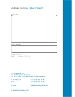 Preview for 30 page of Victron energy 12 120V Manual