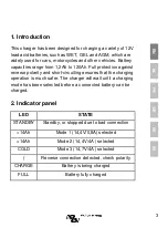 Preview for 3 page of Victron energy Blue Power Automotive IP65 Charger 12V/4A - 2V/0,8A Manual