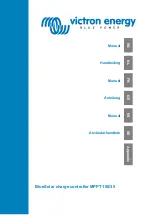 Preview for 1 page of Victron energy BlueSolar MPPT 150/35 Manual