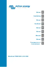 Preview for 1 page of Victron energy BlueSolar PWM DUO 12V 24V 20A LCD USB Manual