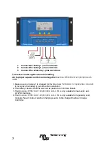 Preview for 4 page of Victron energy BlueSolar PWM DUO 12V 24V 20A LCD USB Manual