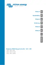 Victron energy BlueSolar PWM Series Manual preview