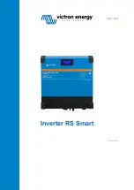 Victron energy Inverter RS Smart Manual предпросмотр