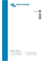 Victron energy MultiPlus Compact 12/1200/50-16 Manual preview