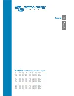 Preview for 81 page of Victron energy MultiPlus Compact 12/1200/50-16 Manual