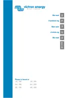Предварительный просмотр 1 страницы Victron energy Phoenix 12-180 User Manual