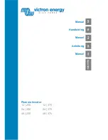 Victron energy Phoenix 12/250 User Manual предпросмотр