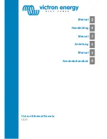 Victron energy VER Manual preview