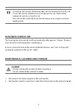 Preview for 21 page of vidabelle VD-5513 Operating Instructions Manual