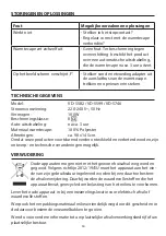 Preview for 34 page of vidabelle VD-5582 Operating Instructions Manual