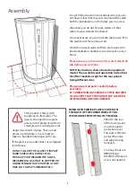 Preview for 8 page of Vidalux Essence Range Installation And Operating Manual