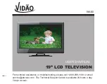 Preview for 1 page of Vidao 19A60 User Manual