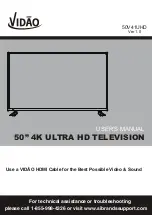 Vidao 50V41UHD User Manual предпросмотр