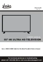 Предварительный просмотр 1 страницы Vidao 55V41UHD User Manual