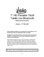 Preview for 25 page of Vidao V7TAB16BT User Manual