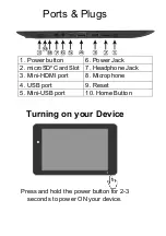 Предварительный просмотр 2 страницы Vidao V7TAB16D Quick Start Manual