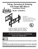 Vidao VXA980T Installation Manual предпросмотр