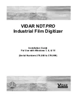 VIDAR NDT PRO Installation Manual preview