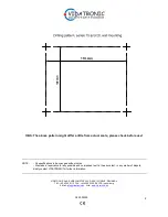 Preview for 4 page of Vidatronic TVT-20 Installation Instruction And Product Specifications