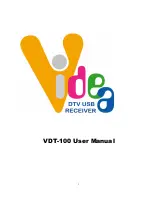 Videa VDT-100 User Manual предпросмотр