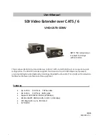 Videcon VHD-CAT5-CONV User Manual предпросмотр