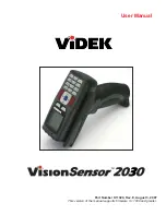 Предварительный просмотр 1 страницы Videk VISIONSENSOR 2030 User Manual