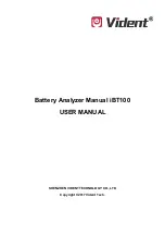 Предварительный просмотр 2 страницы Vident iBT100 User Manual