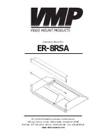 Video Mount Products ER-8RSA Instruction Sheet preview