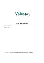 Video VT-NVR802 User Manual preview