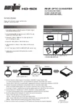 video1one VO-TX1-RS485OPT Instruction Manual preview