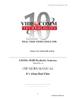 VideoComm Technologies EAT-002 (PARA-5829) Owner'S Manual preview