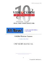 Предварительный просмотр 1 страницы VideoComm Technologies EWC-003 Owner'S Manual