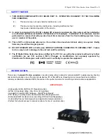 Предварительный просмотр 3 страницы VideoComm Technologies IP-720iDVR Owner'S Manual