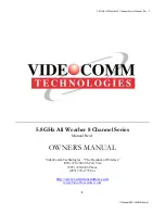 VideoComm Technologies TCO-5808 series Owner'S Manual preview