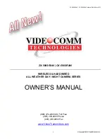 Предварительный просмотр 1 страницы VideoComm Technologies ZX-580SR240 Owner'S Manual