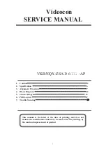 Preview for 1 page of Videocon MS901K-AP Service Manual