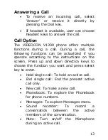 Preview for 19 page of Videocon V1300 User Manual