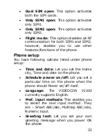 Preview for 41 page of Videocon V1300 User Manual